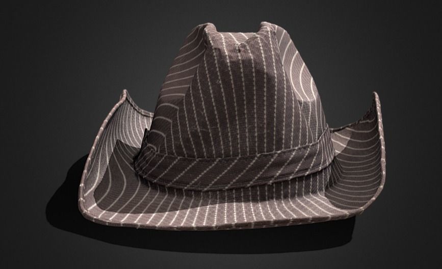 Hat rawscan new 3D Model Low-poly 3D model_5