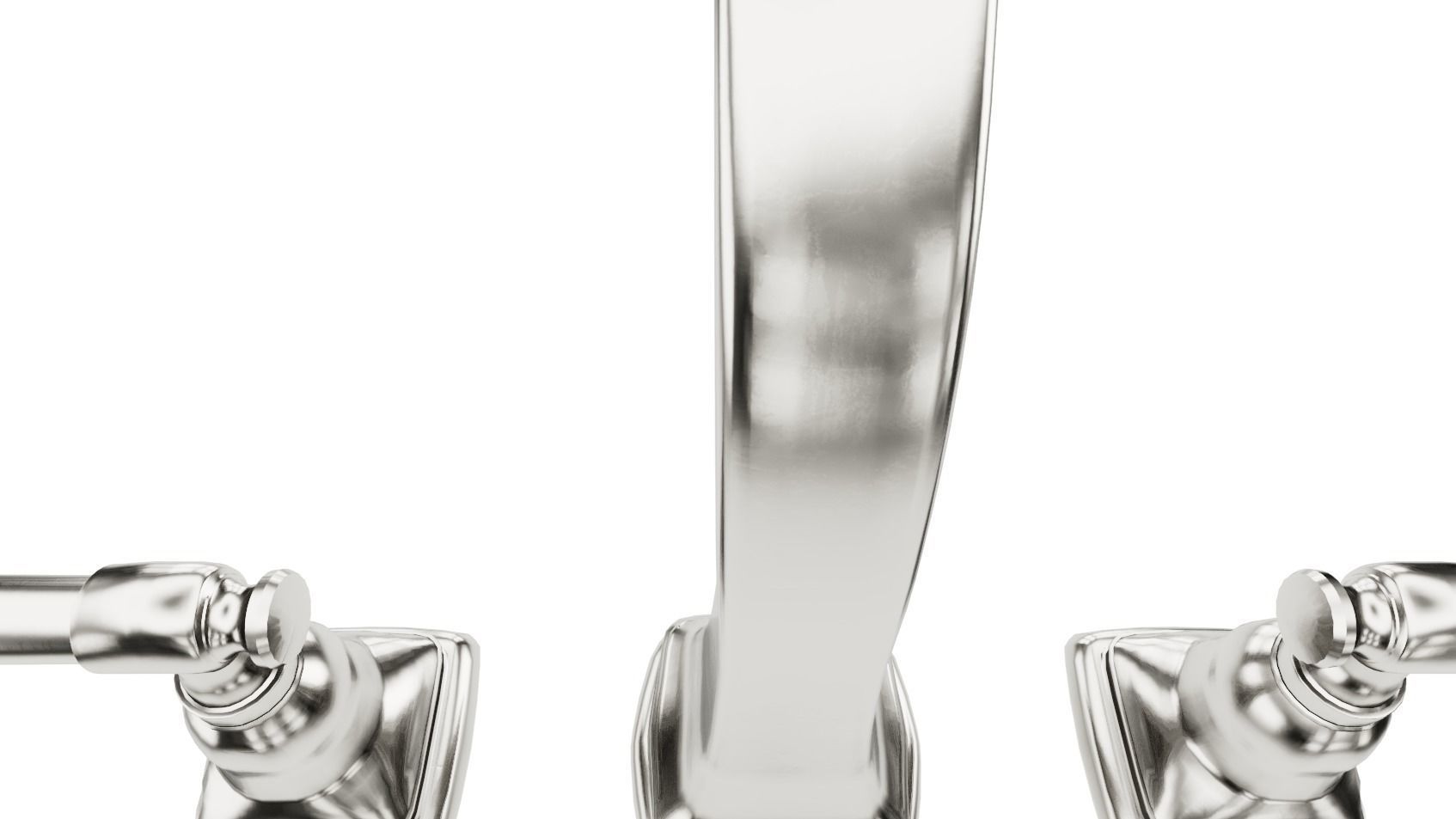 bathroom sink faucet  3D model_4