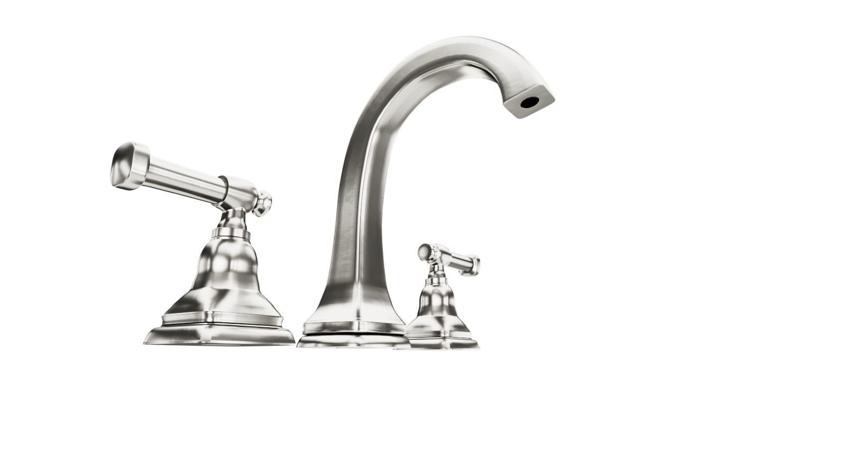 bathroom sink faucet  3D model_2