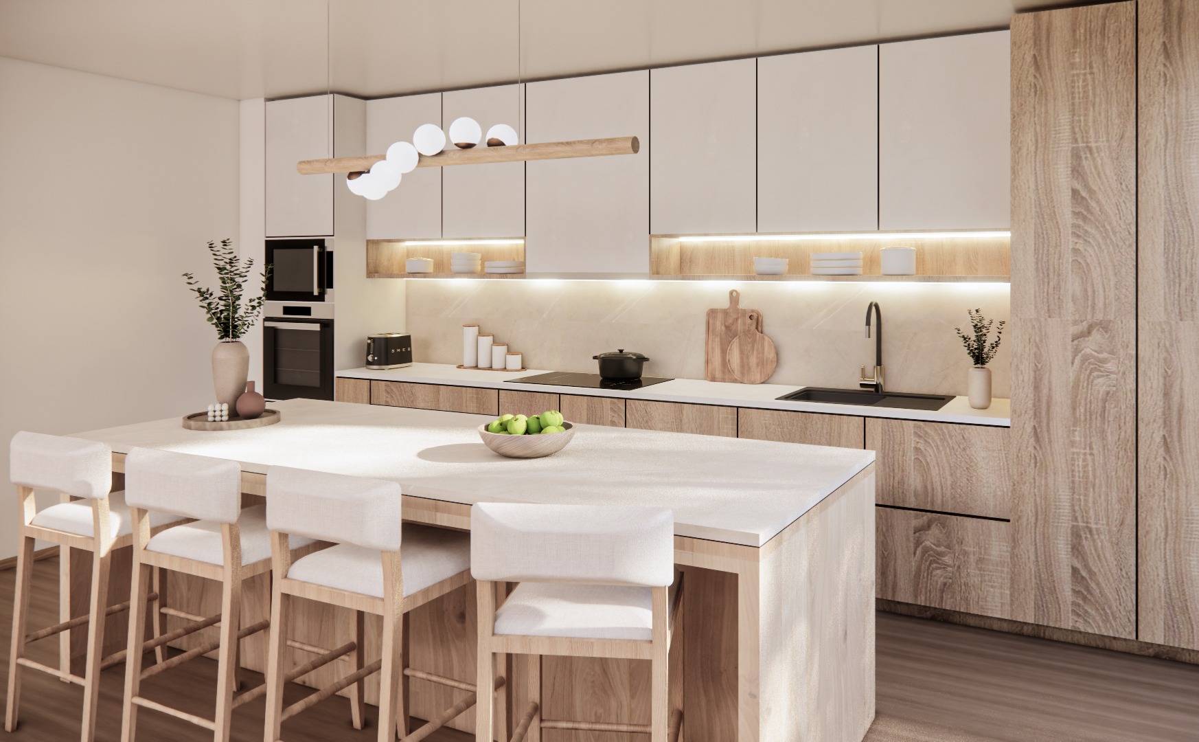 Modern kitchen 3D model_8