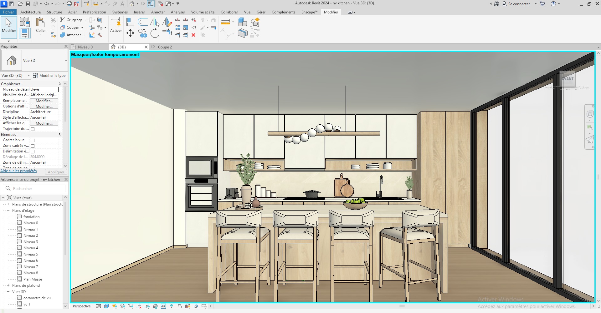 Modern kitchen 3D model_10