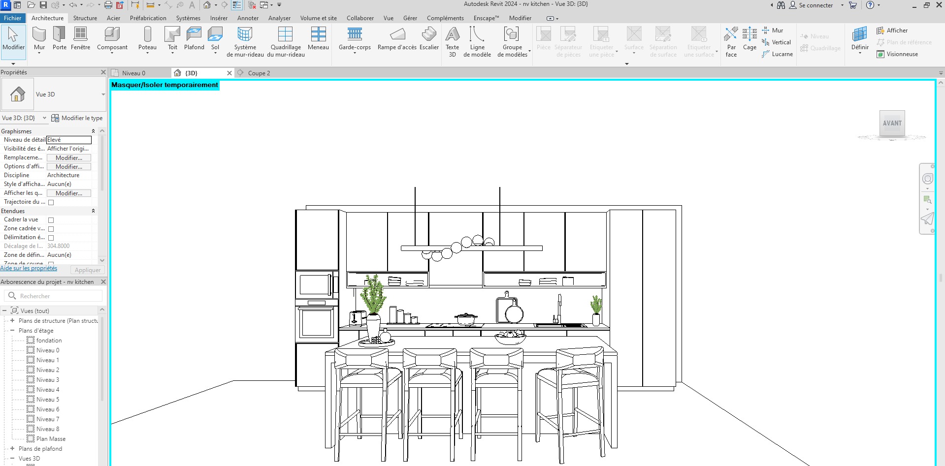 Modern kitchen 3D model_12