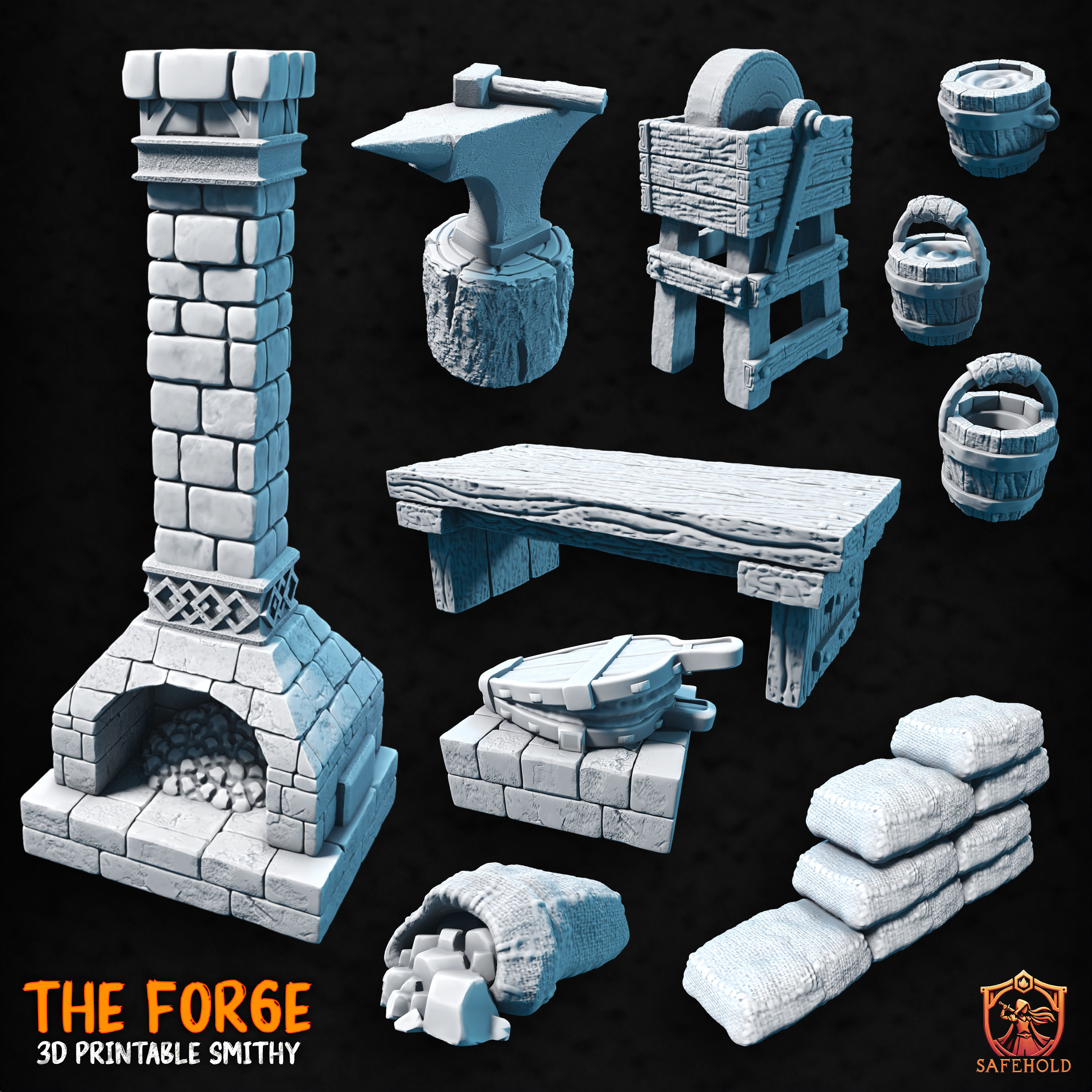 The Forge - Full Set 3D print model_2