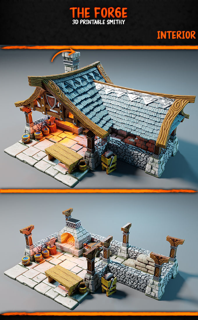 The Forge - Full Set 3D print model_8