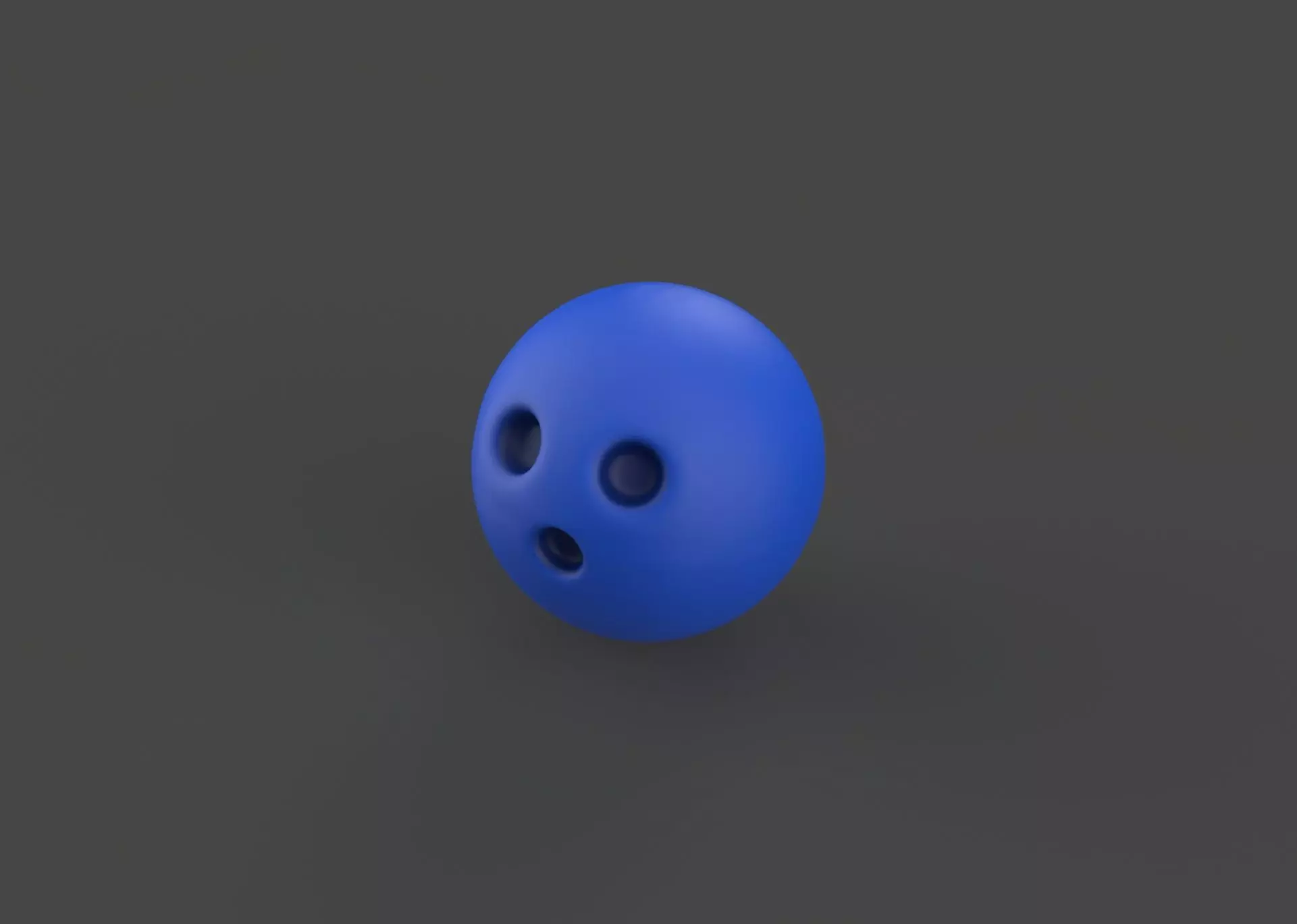 Cartoon Ball Bowling  Low-poly 3D model_0
