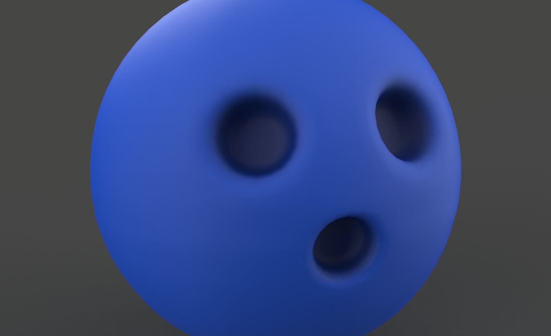 Cartoon Ball Bowling  Low-poly 3D model_4
