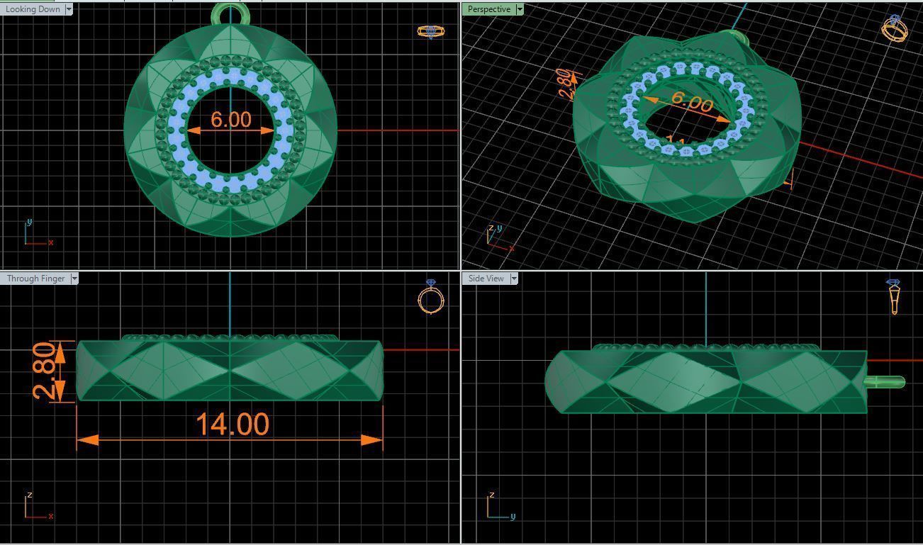 Pendant2gr 3D print model_4