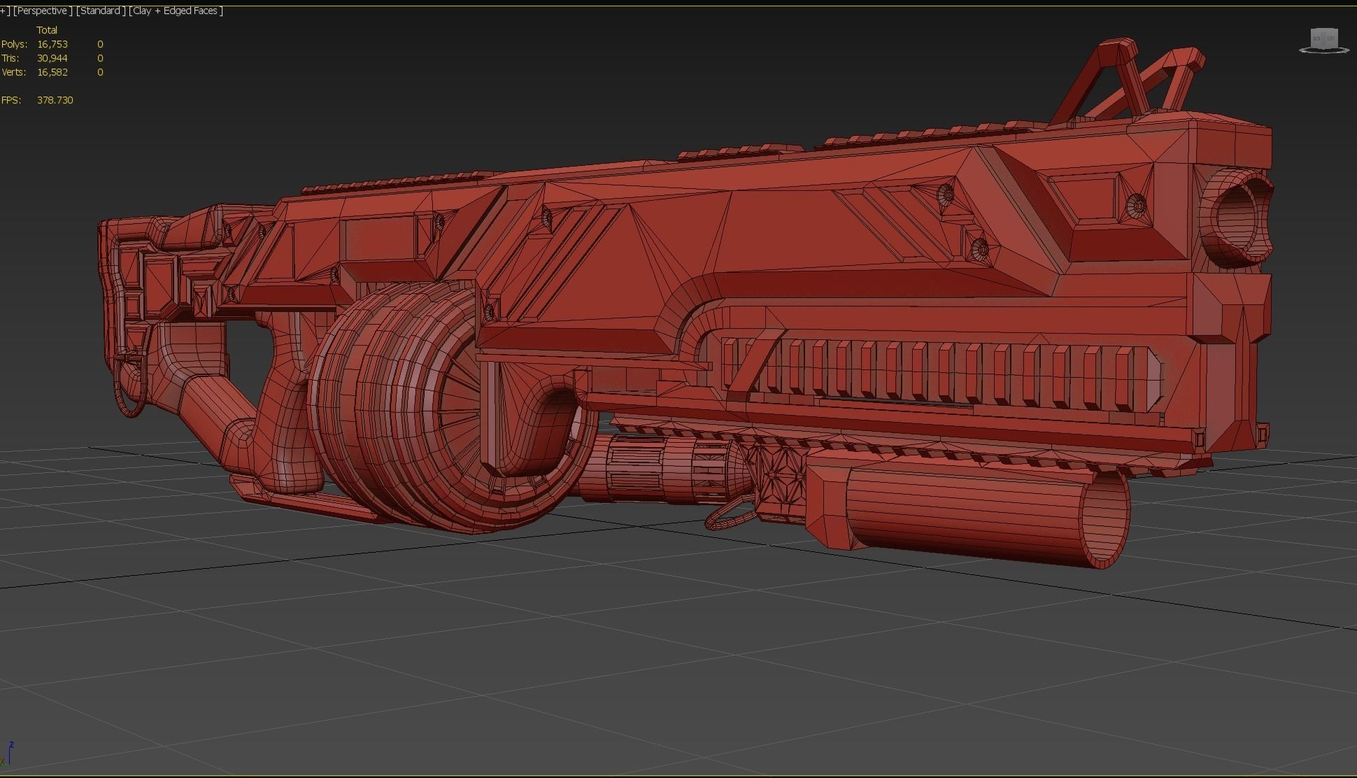 Damnflash Low-poly 3D model_11