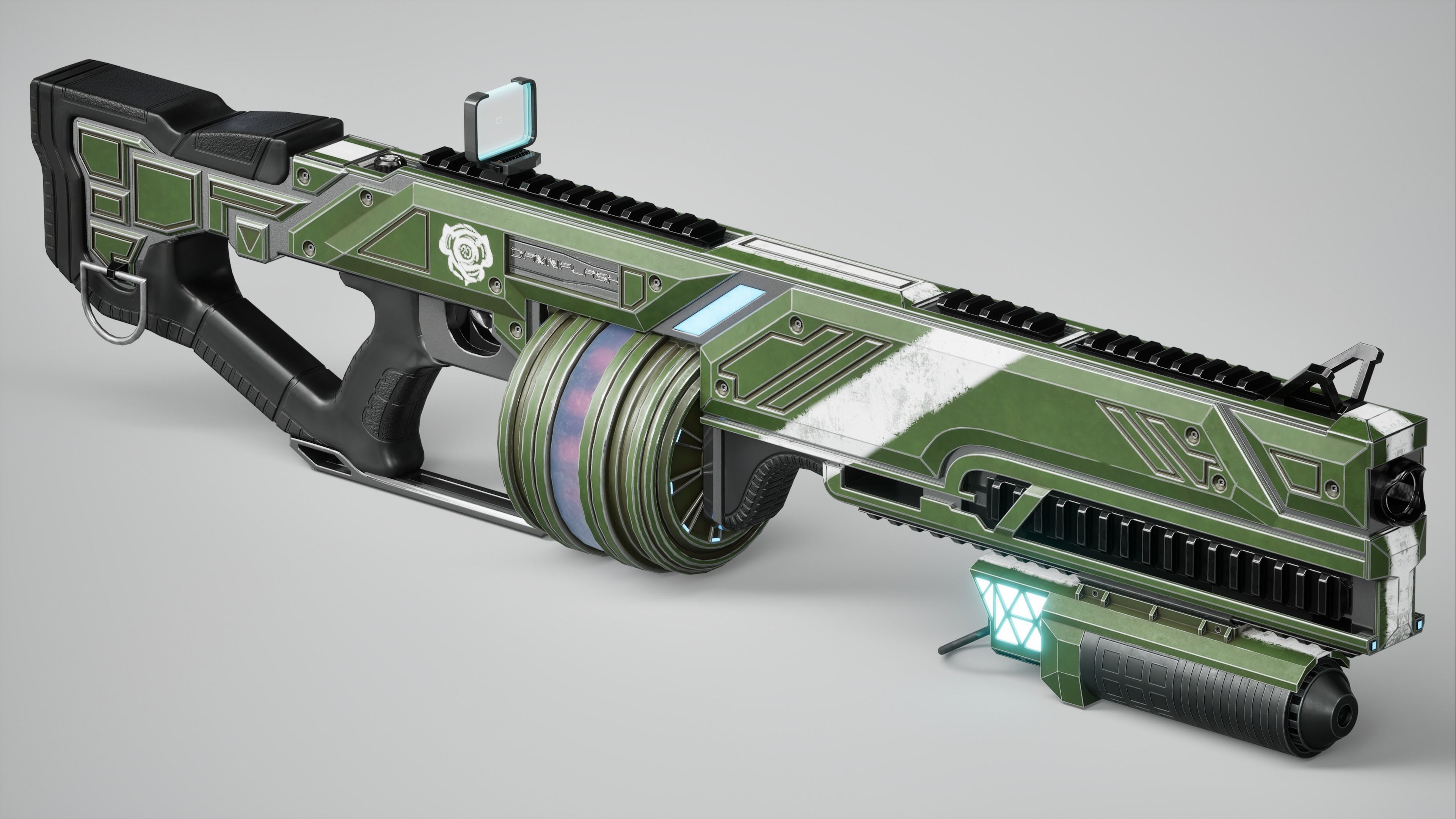 Damnflash Low-poly 3D model_3