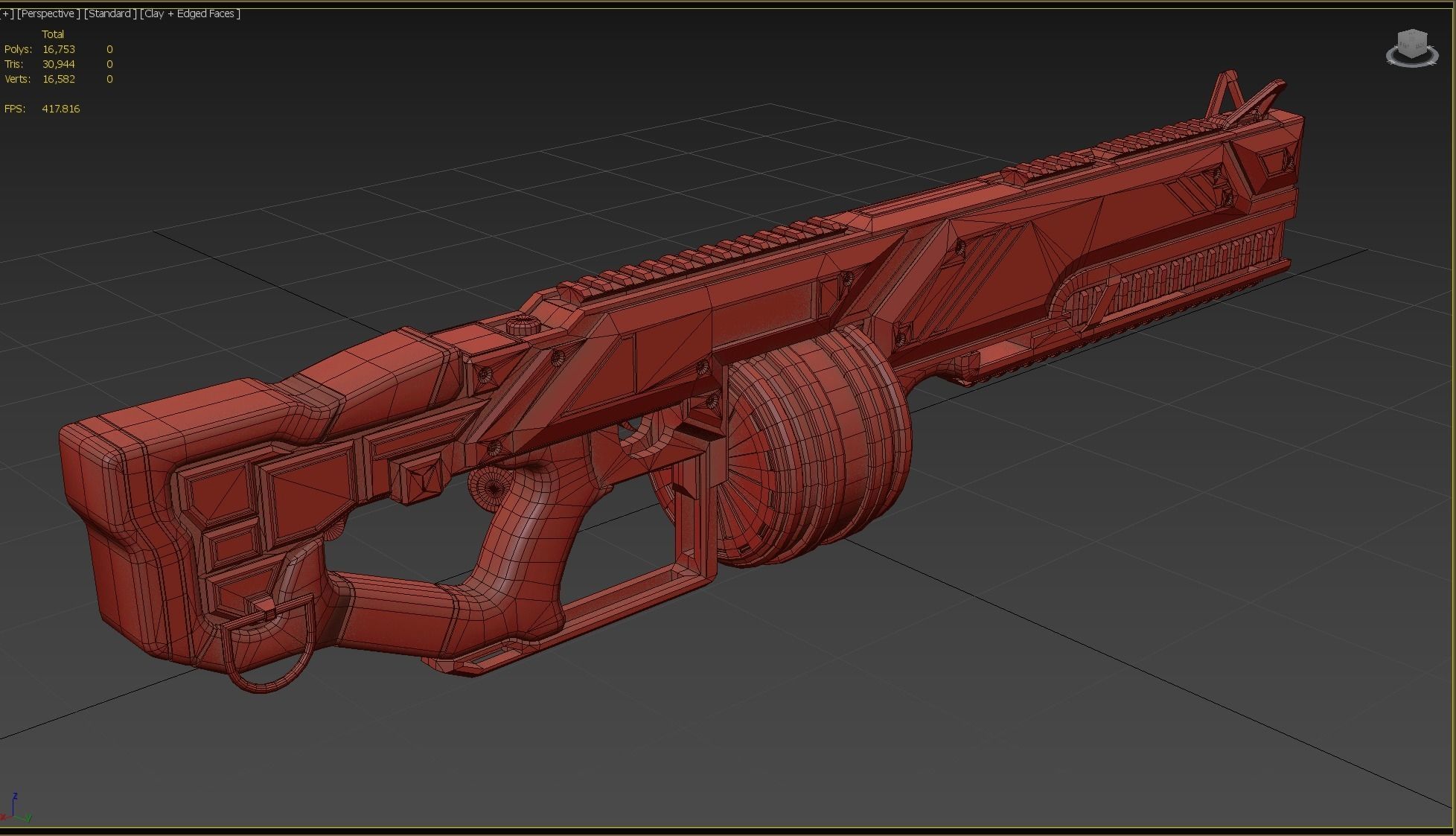 Damnflash Low-poly 3D model_8