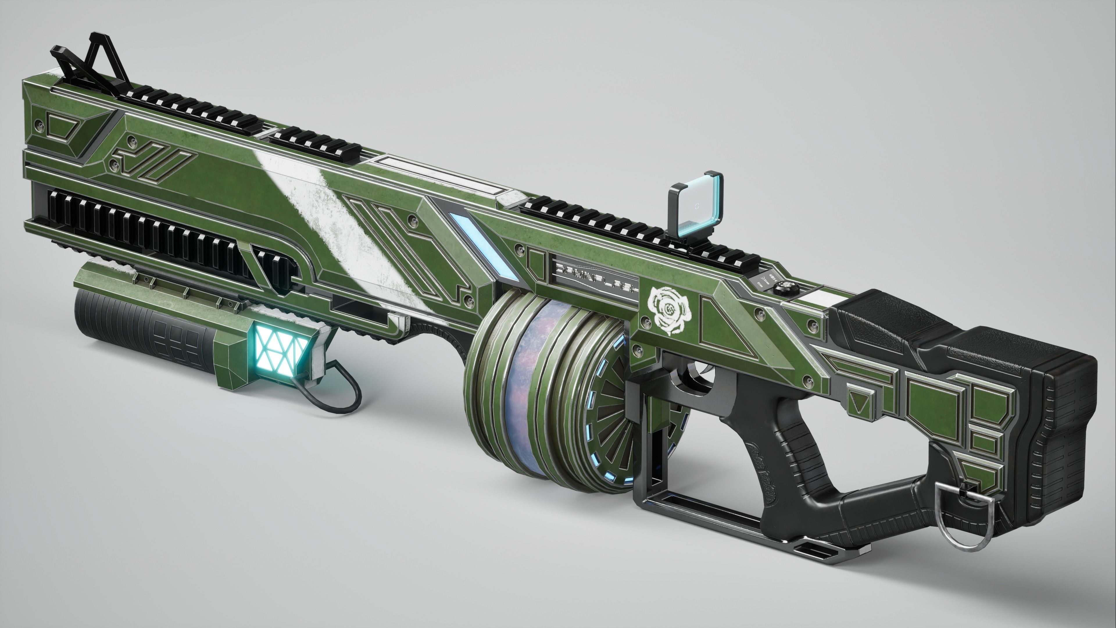 Damnflash Low-poly 3D model_2