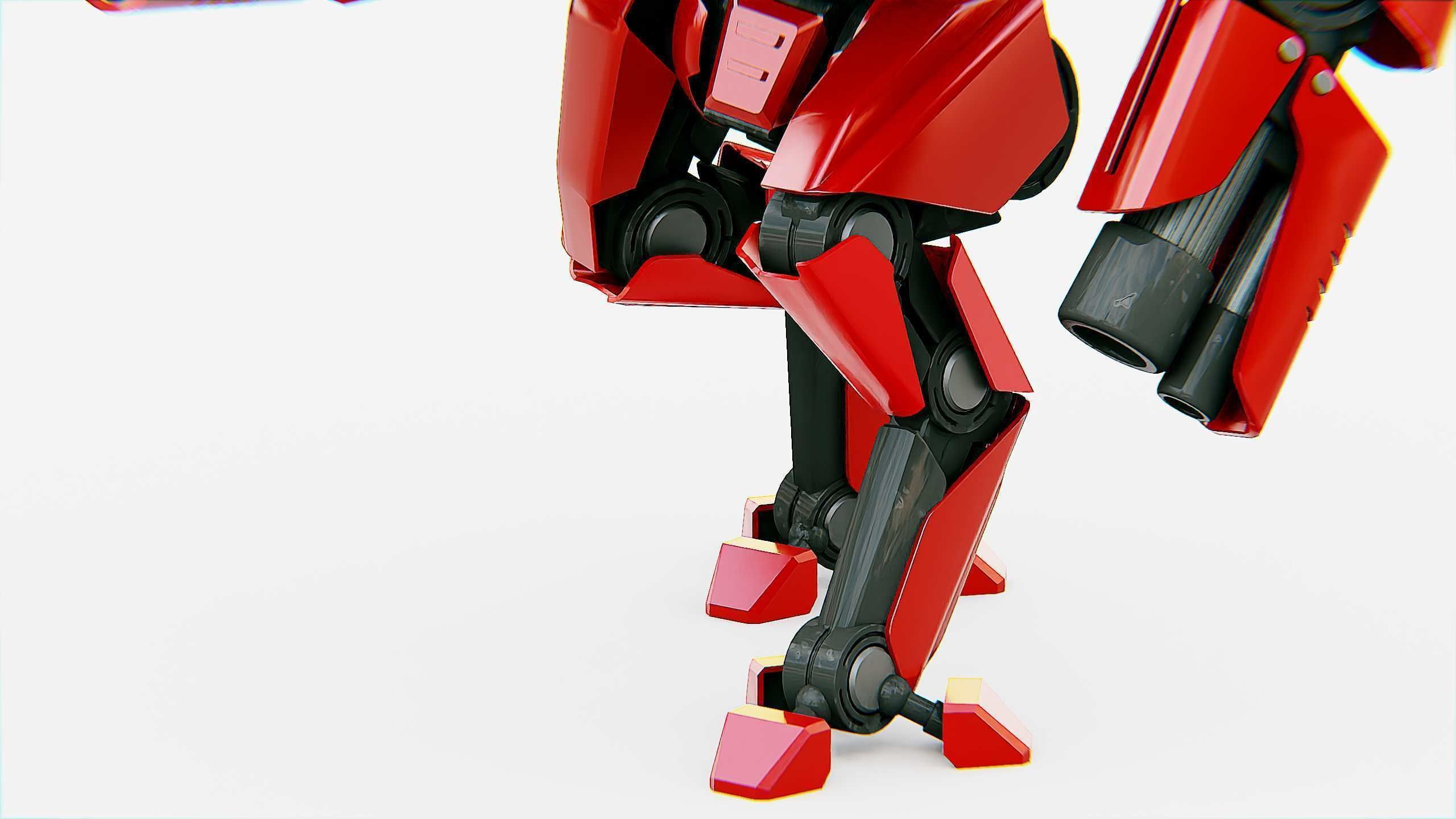 BATTLE DROID  STORM Rigged for Unreal Engine - Unity - MIXAMO 3D model_20