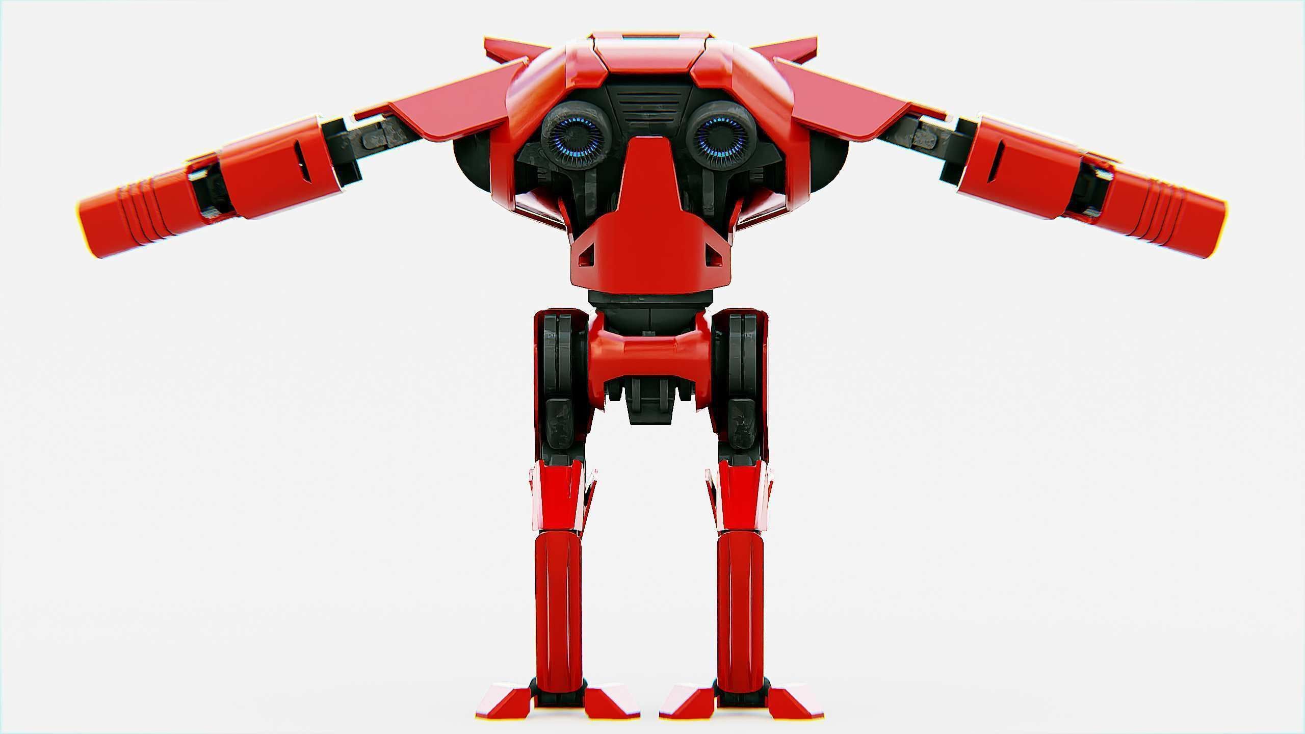 BATTLE DROID  STORM Rigged for Unreal Engine - Unity - MIXAMO 3D model_23
