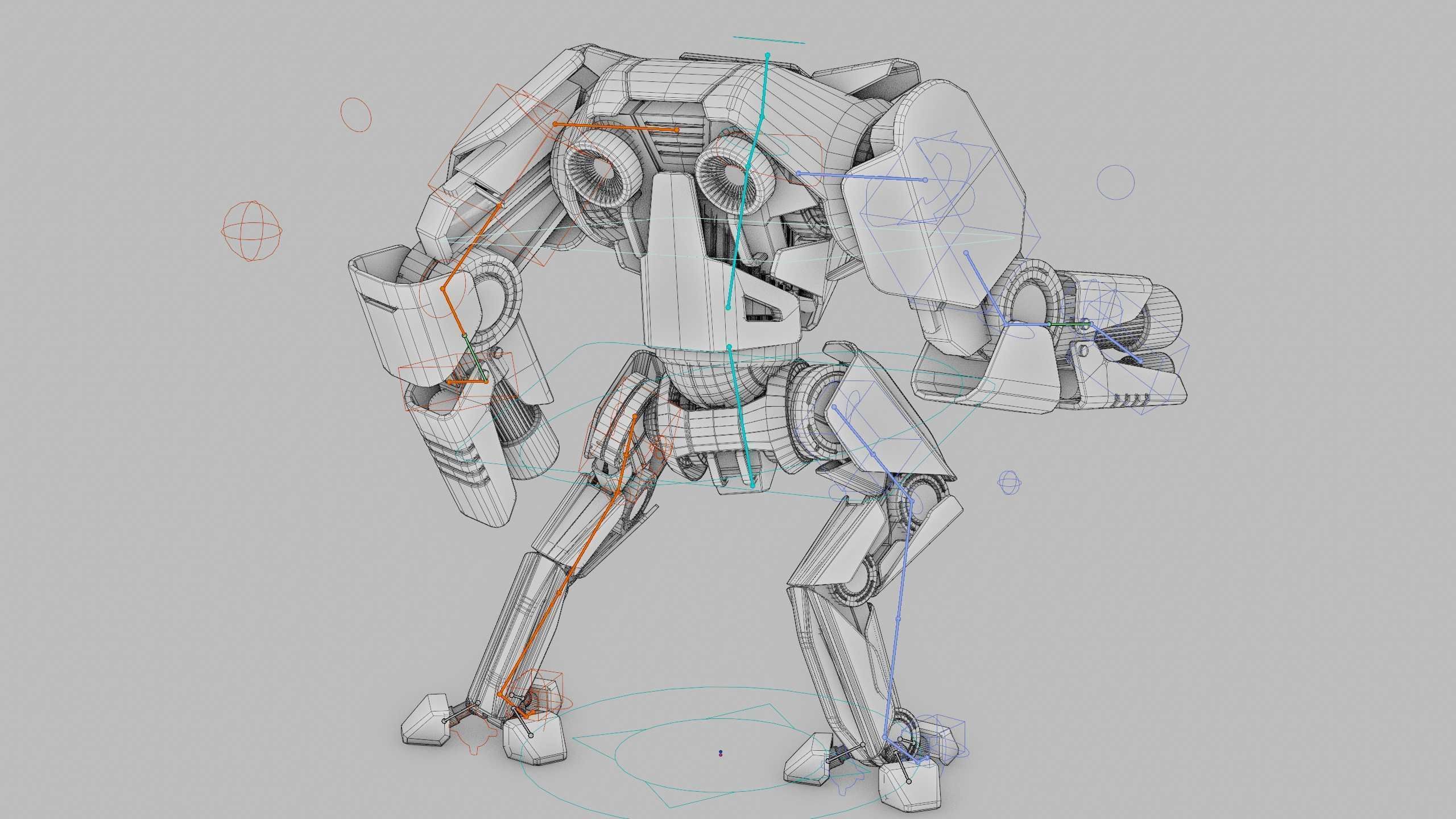 BATTLE DROID  STORM Rigged for Unreal Engine - Unity - MIXAMO 3D model_41