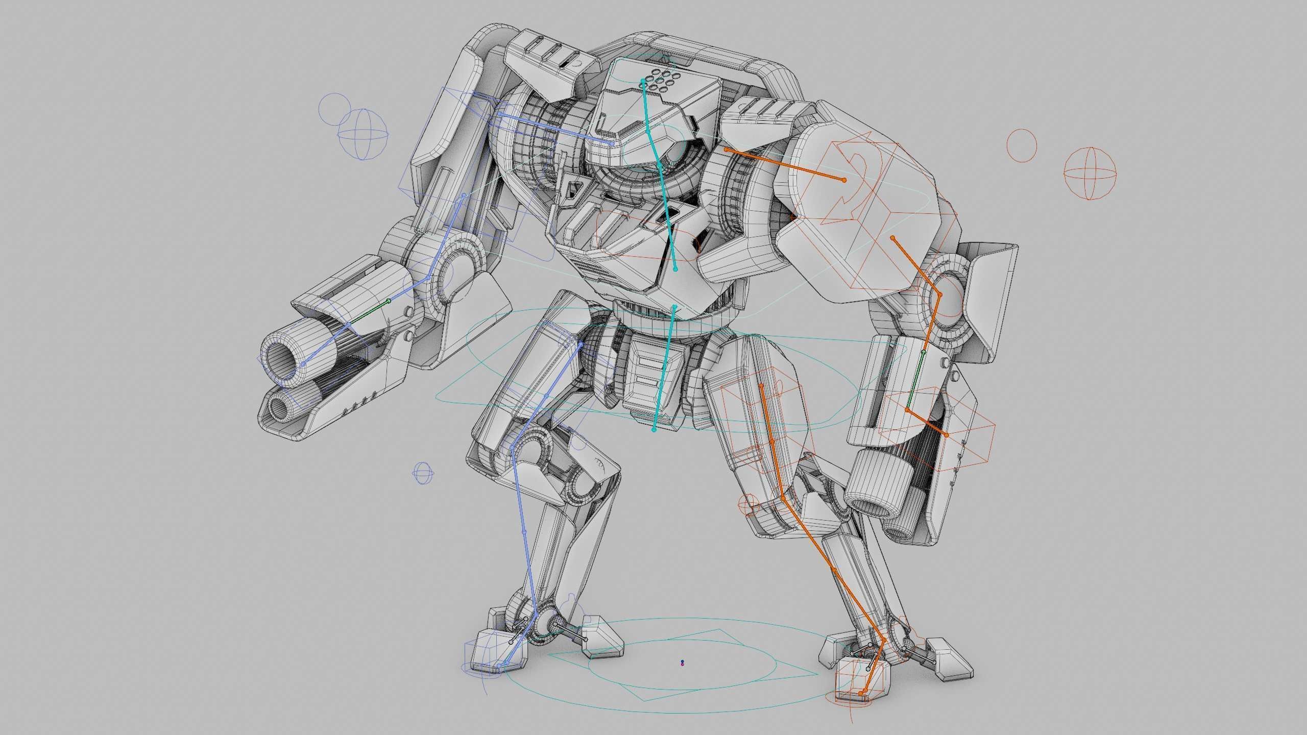 BATTLE DROID  STORM Rigged for Unreal Engine - Unity - MIXAMO 3D model_40