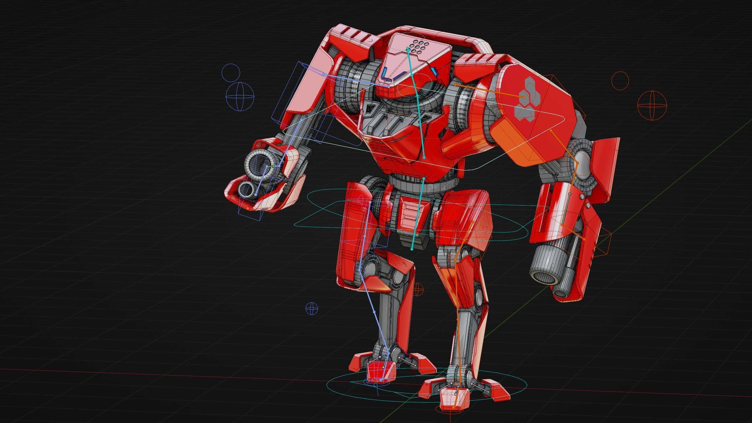 BATTLE DROID  STORM Rigged for Unreal Engine - Unity - MIXAMO 3D model_37