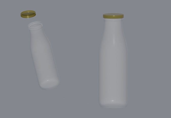 Milk Bottle 3D model