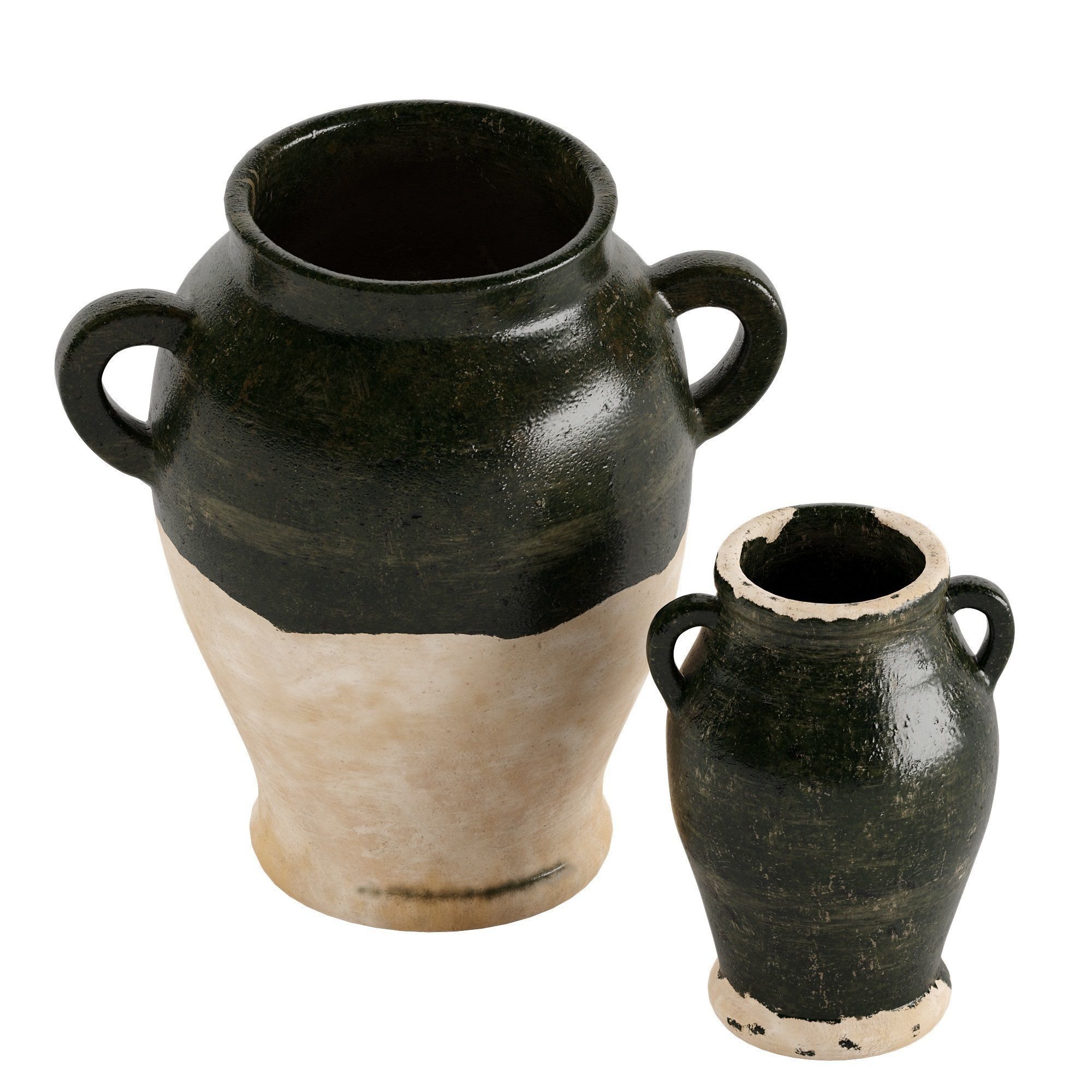 Mesa Handcrafted Terracotta Ceramics Vase Collection 3D model_1