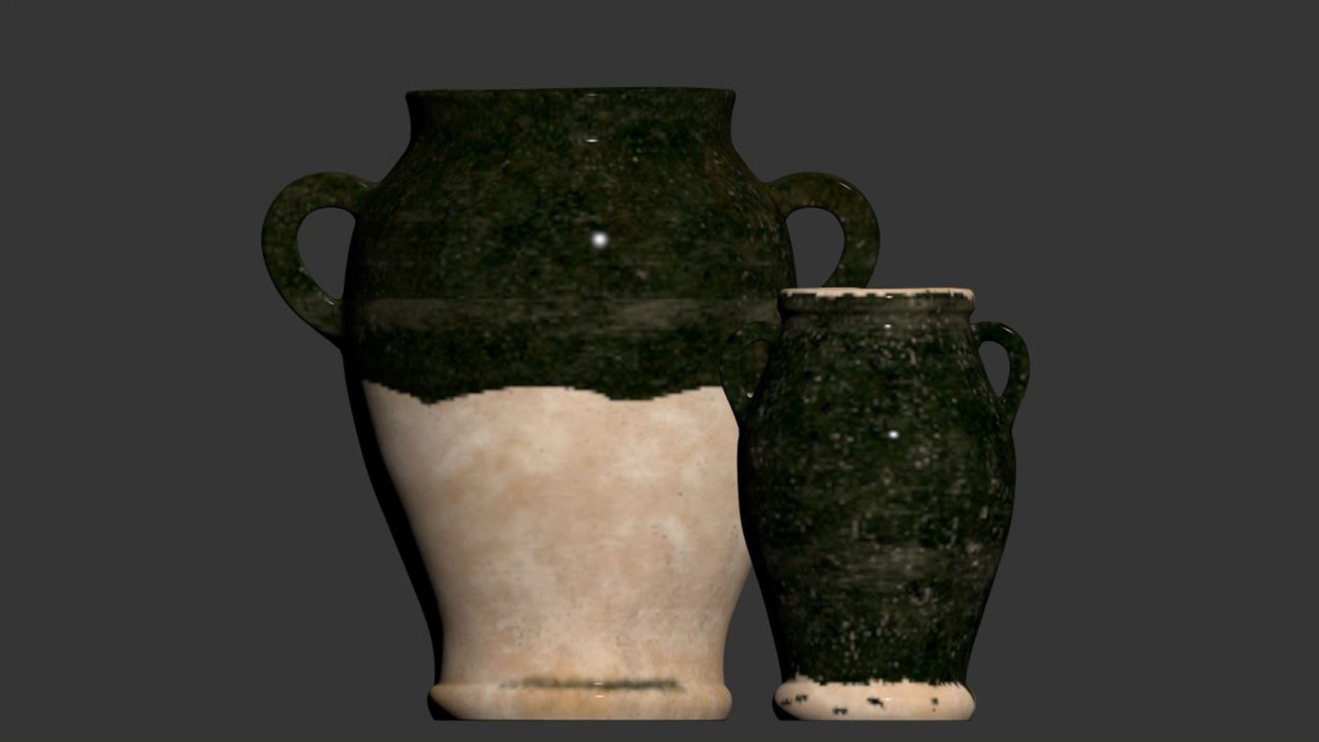 Mesa Handcrafted Terracotta Ceramics Vase Collection 3D model_3