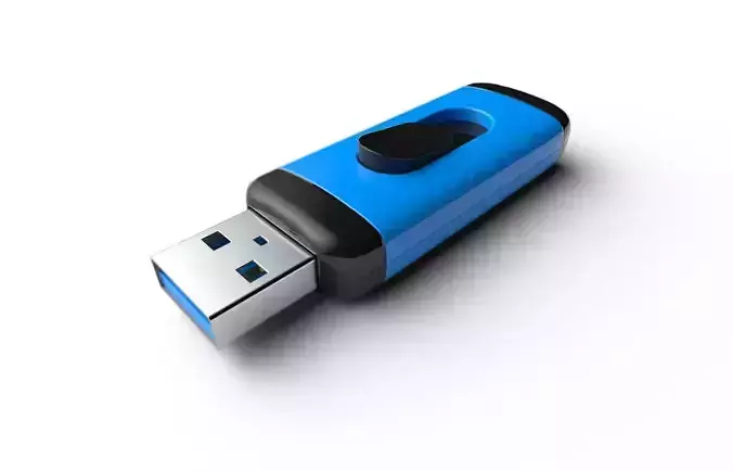 Usb Drive  M05 Low-poly 3D model