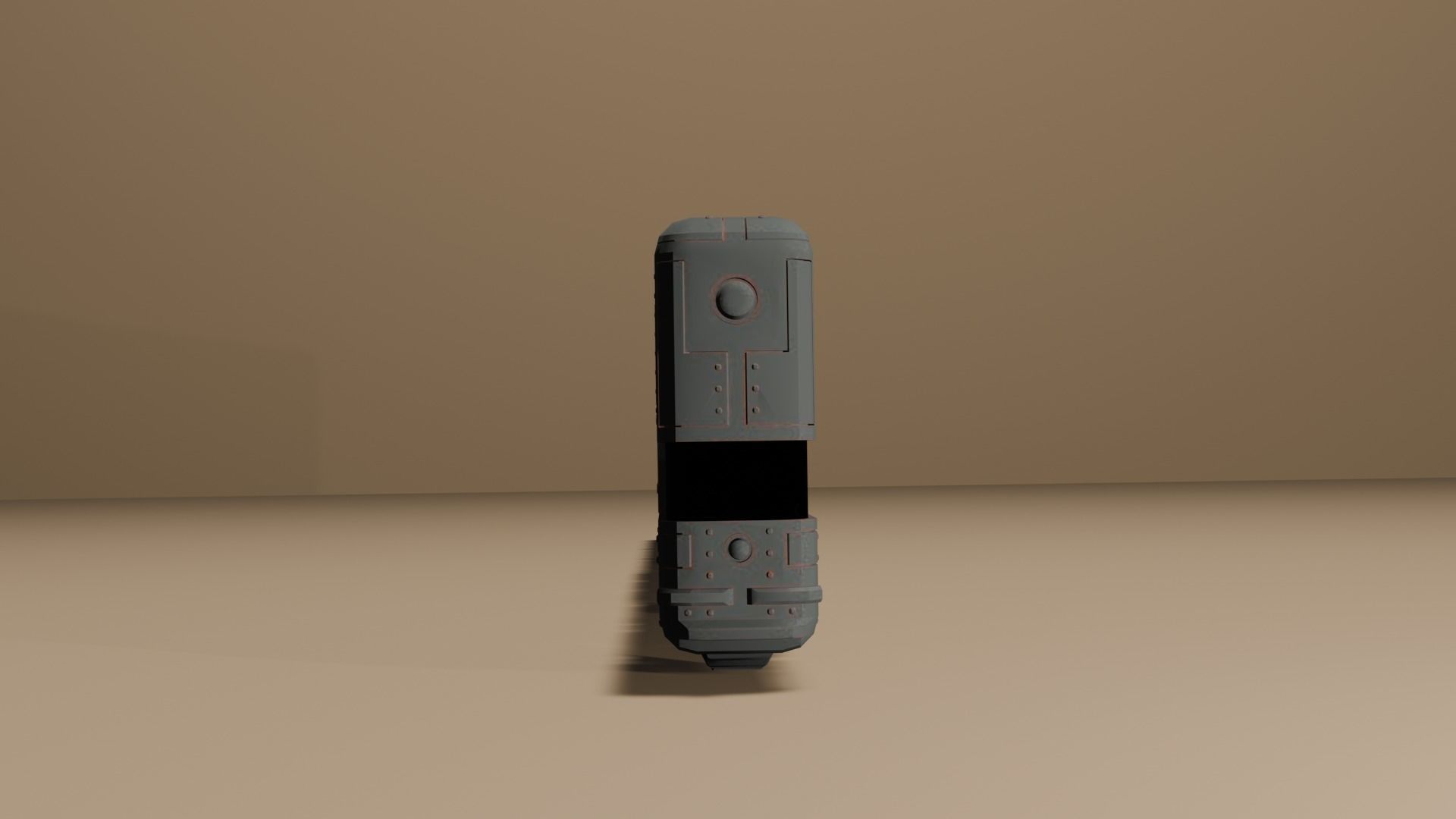 war train  3D model_2