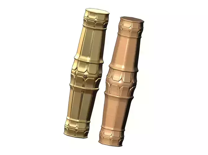 Hexagonal lotus flower bead capital column relief