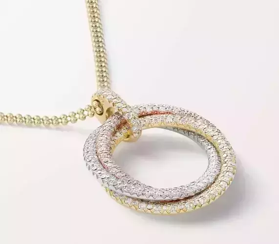 TRINITY NECKLACE new desgin 3D print model