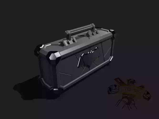 MCFARLANE FIGURE BATMAN SAFEBOX SUITCASE V1 3D print model