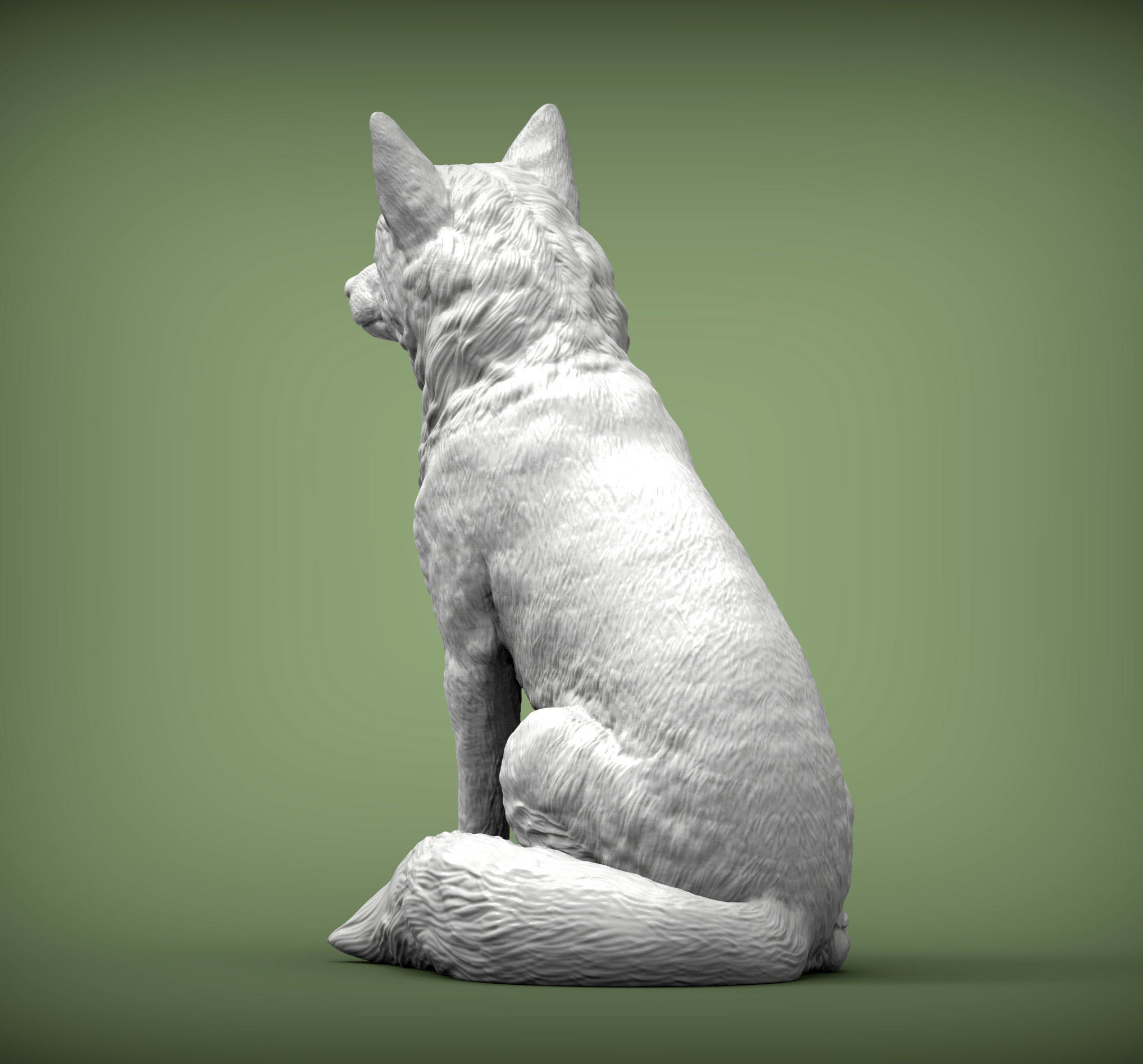 Fox 3D print model 3D print model_7