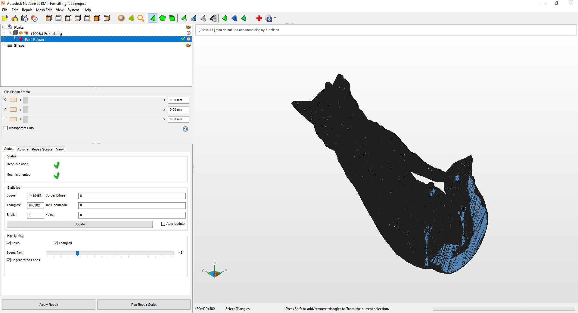 Fox 3D print model 3D print model_16