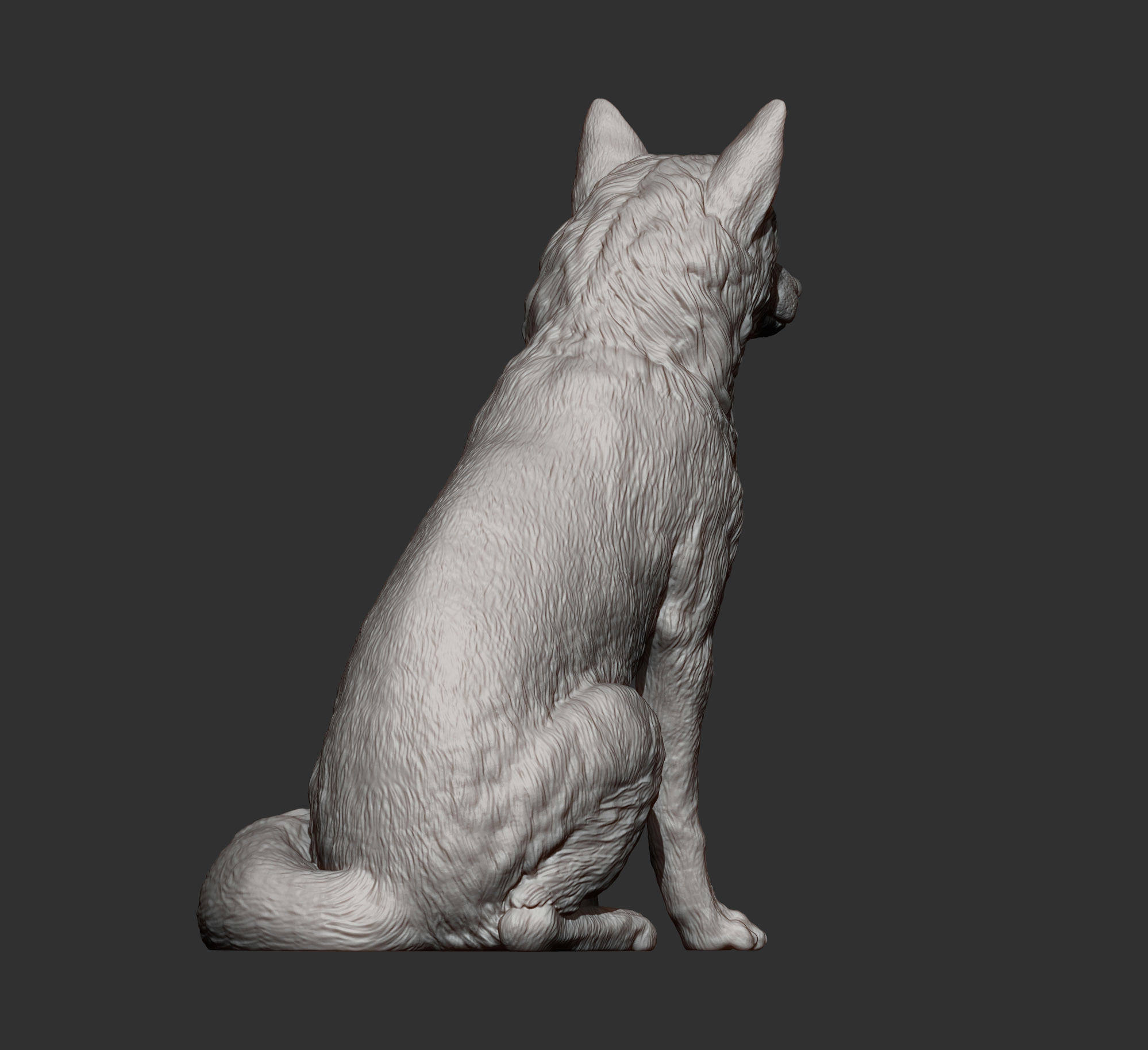 Fox 3D print model 3D print model_12