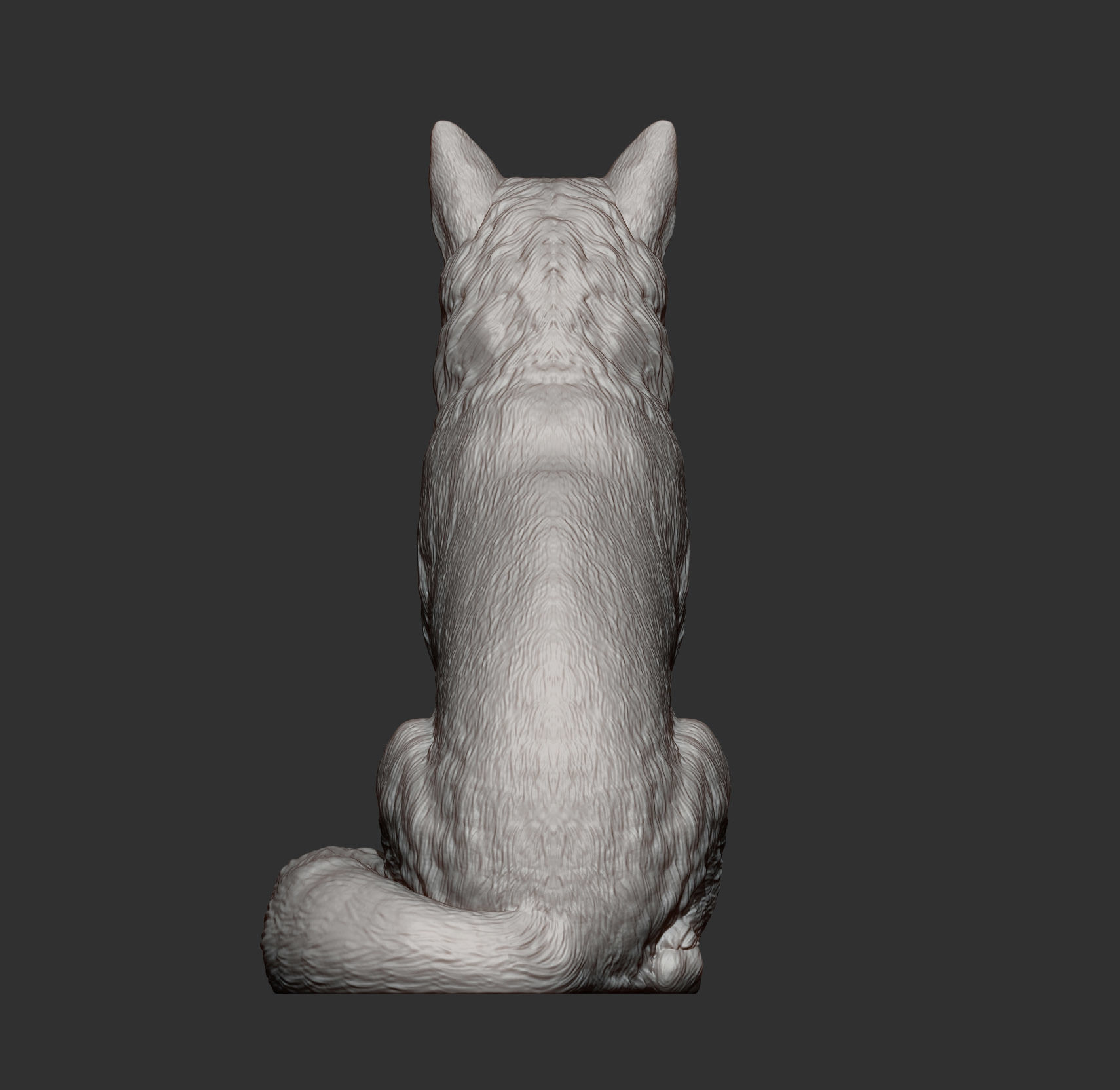 Fox 3D print model 3D print model_13