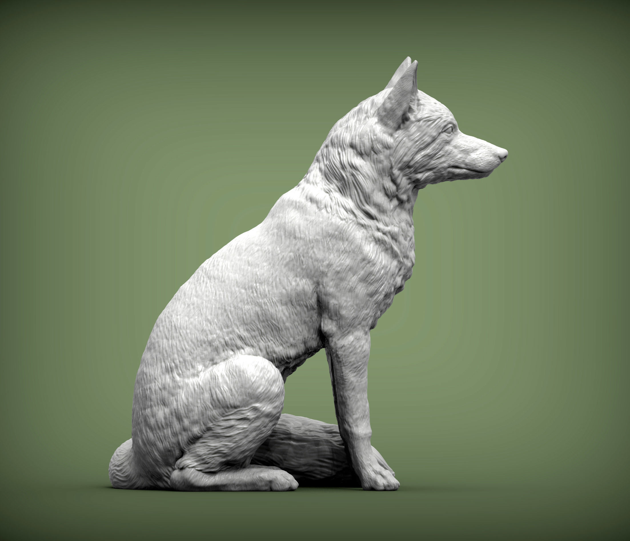 Fox 3D print model 3D print model_4