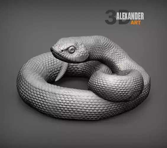 Hognose snakes 3D print model