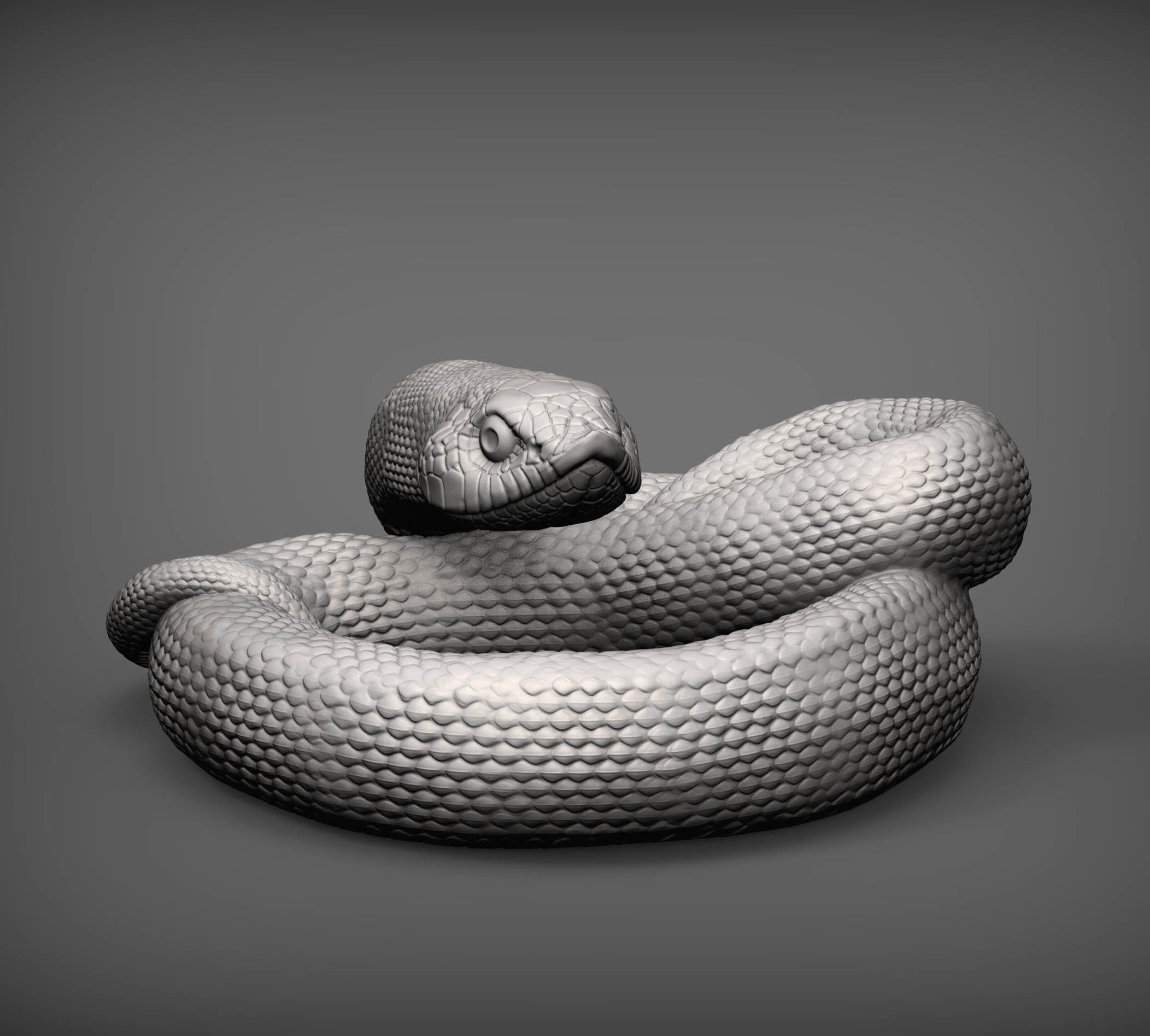 Hognose snakes 3D print model_3