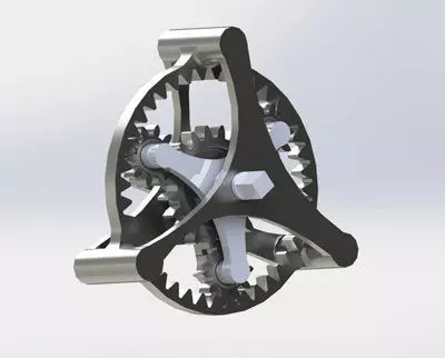 Planetary Gear 3D print model_0