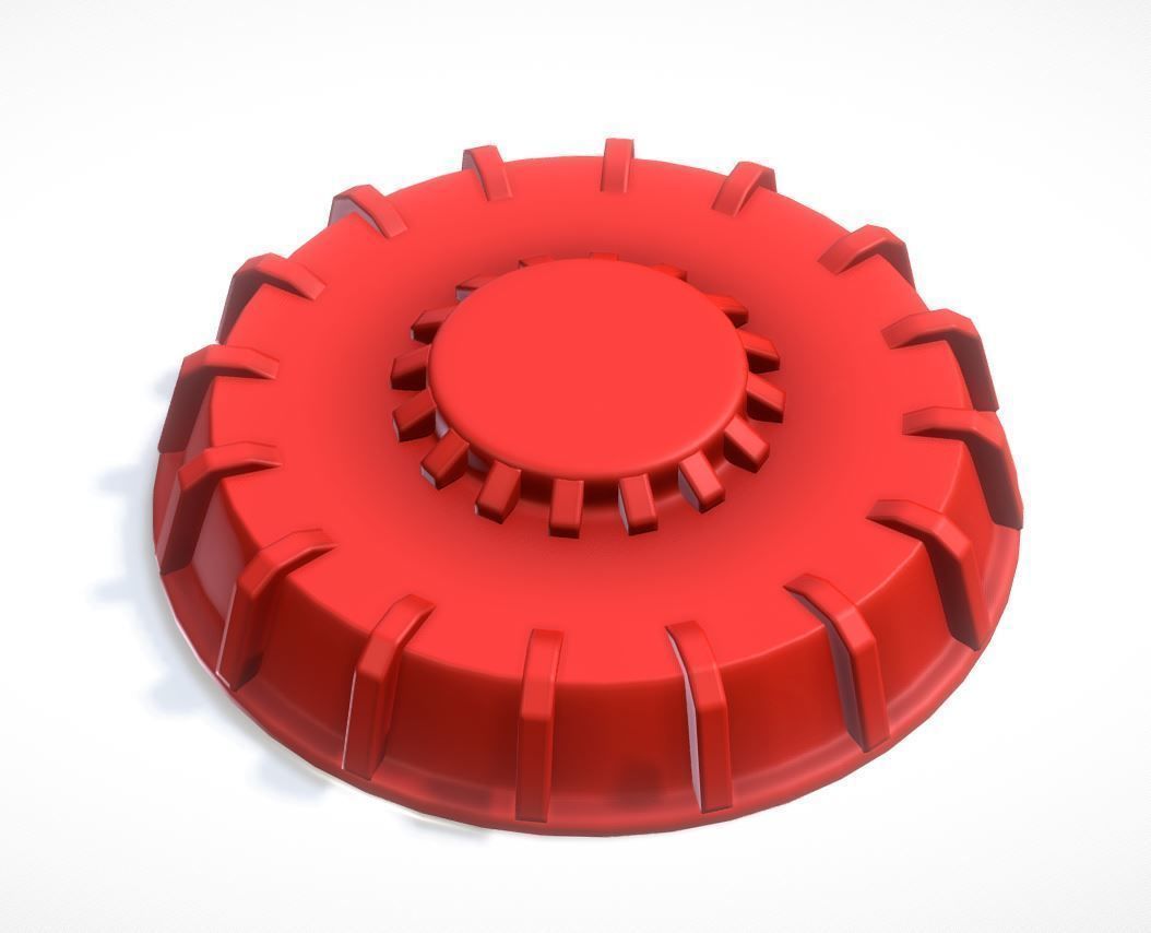 1000 Liter IBC Container High-Poly-Version 3D model_8