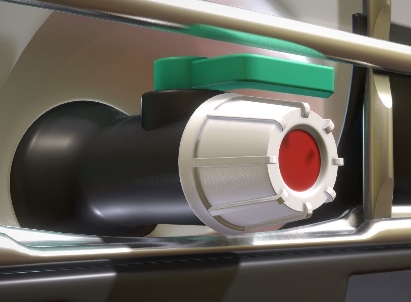 1000 Liter IBC Container High-Poly-Version 3D model_26