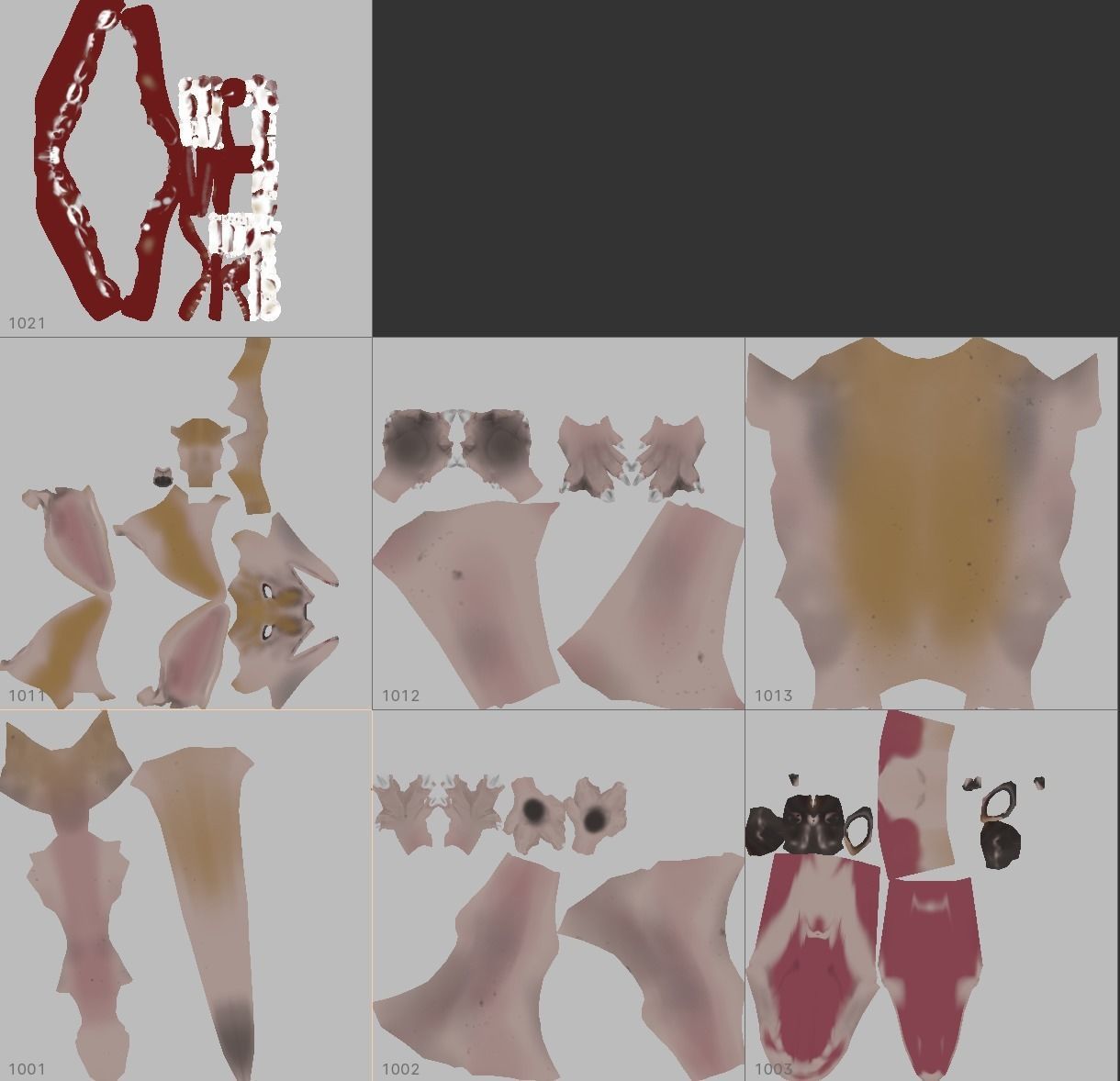 Fennec Fox Realism 3D model Low-poly 3D model_12