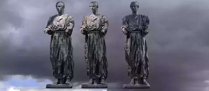 Delphi robed Chariot driver  3D model