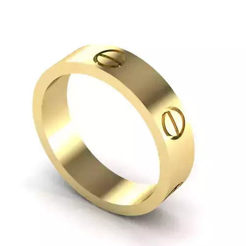 Engagement Love Ring Wedding Band 3D print model