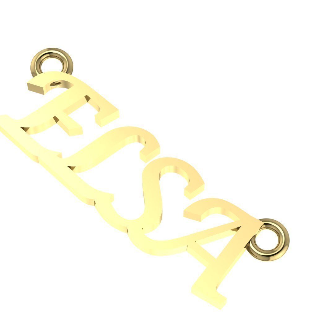 Name plate Locket  3D print model_6