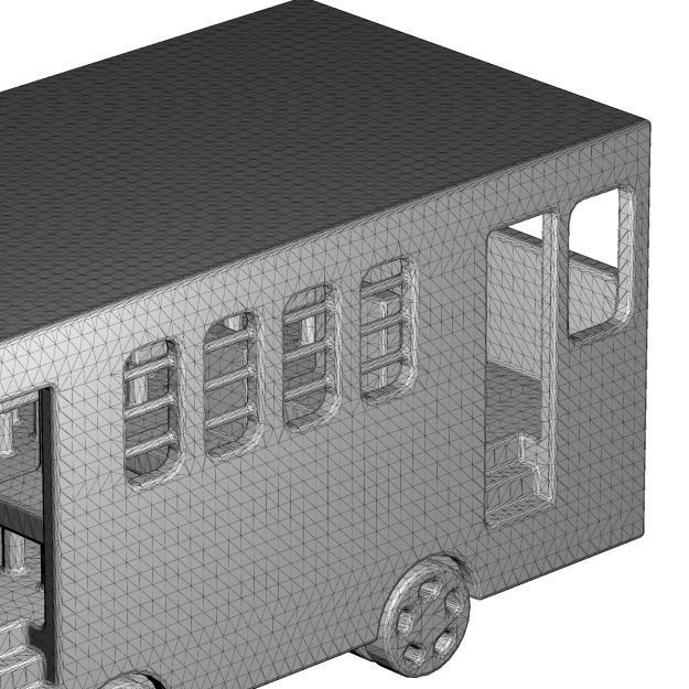 Fantastic Cartoon Bus 3D model_5