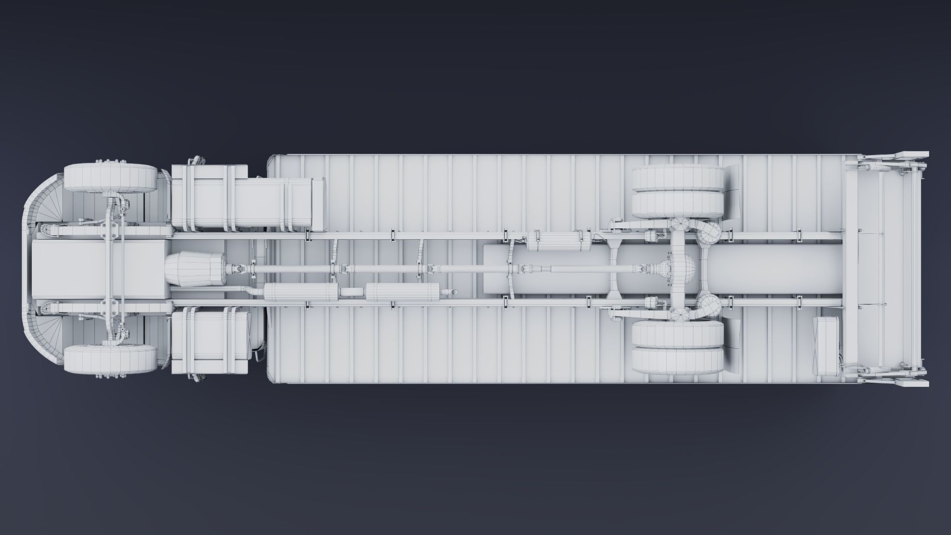 2020 Freightliner M2 106 Box truck Low-poly 3D model_48
