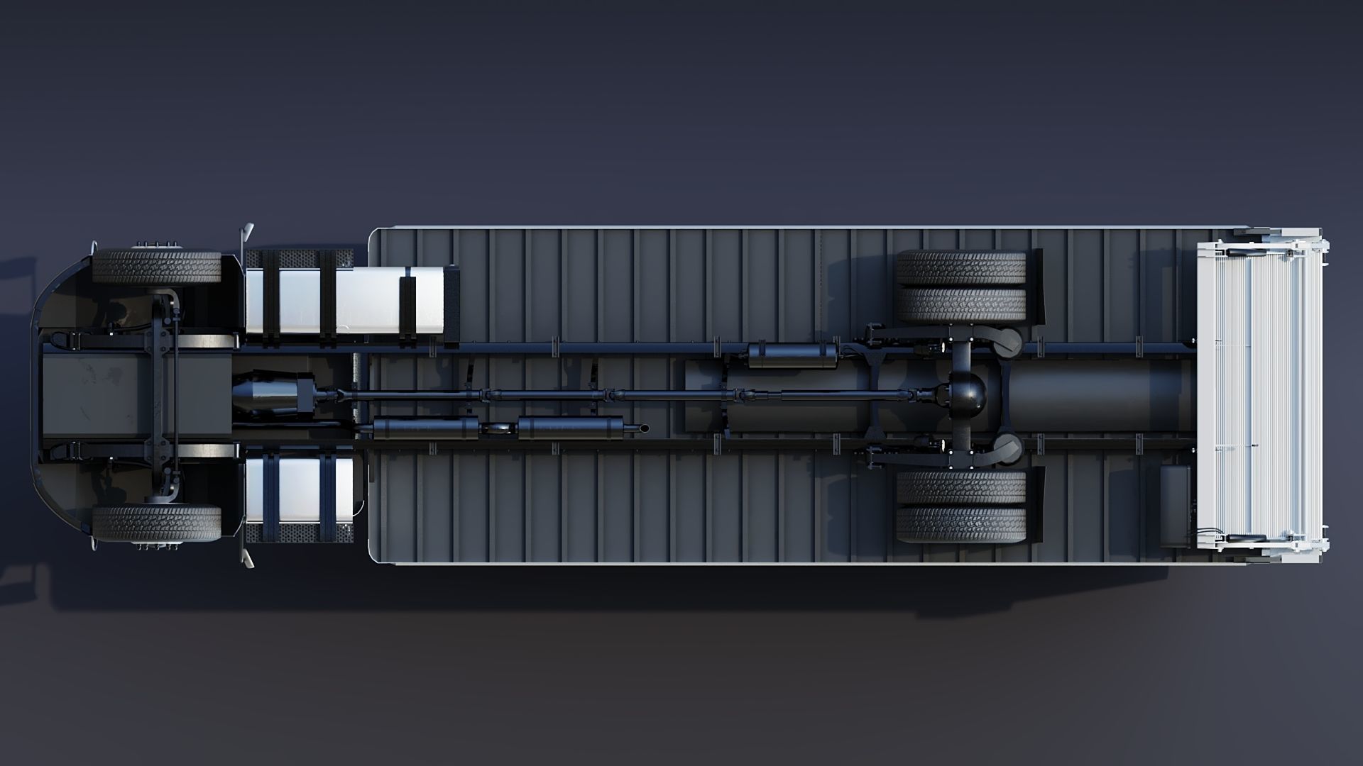 2020 Freightliner M2 106 Box truck Low-poly 3D model_25