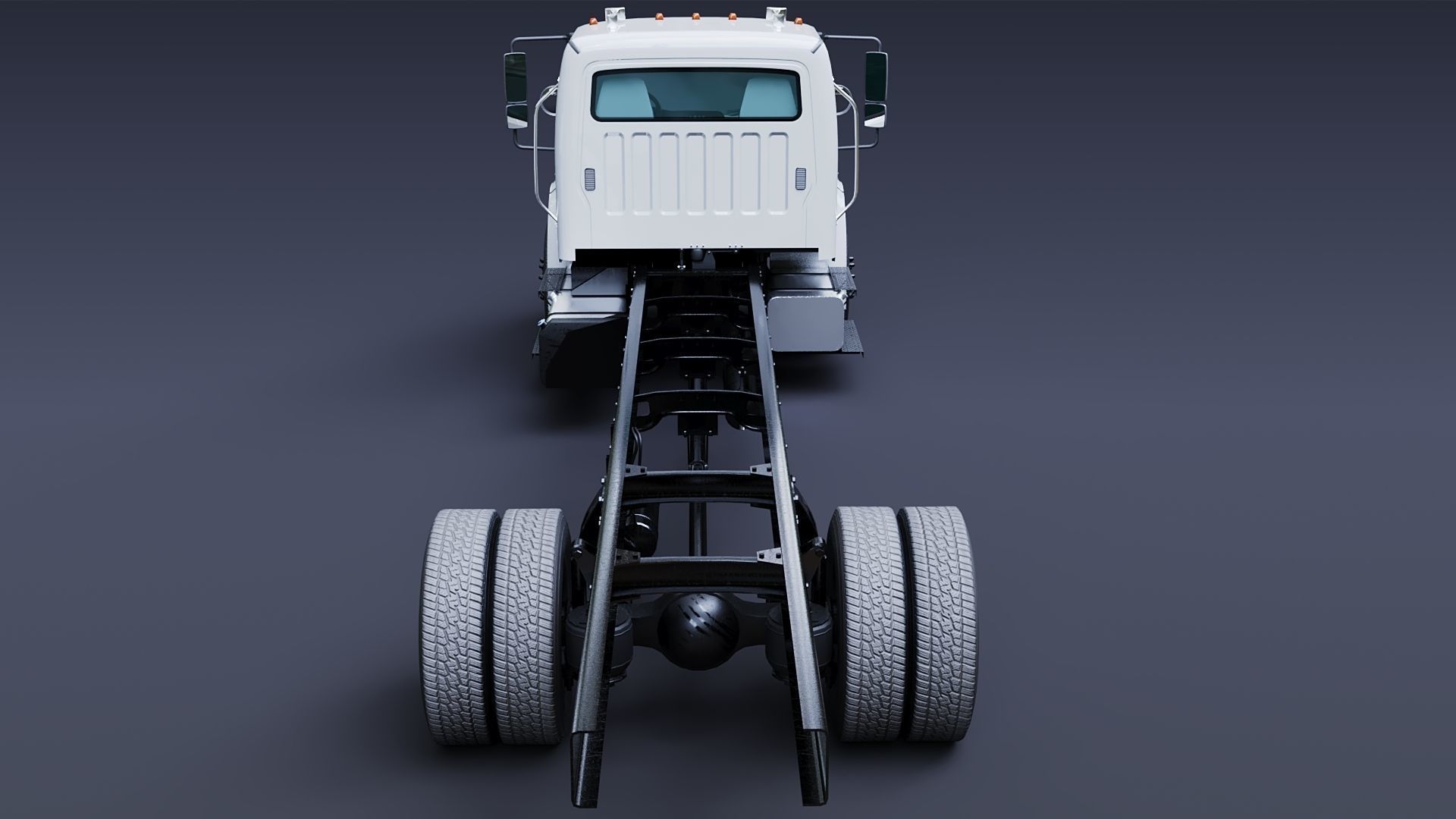 2020 Freightliner M2 106 Box truck Low-poly 3D model_29
