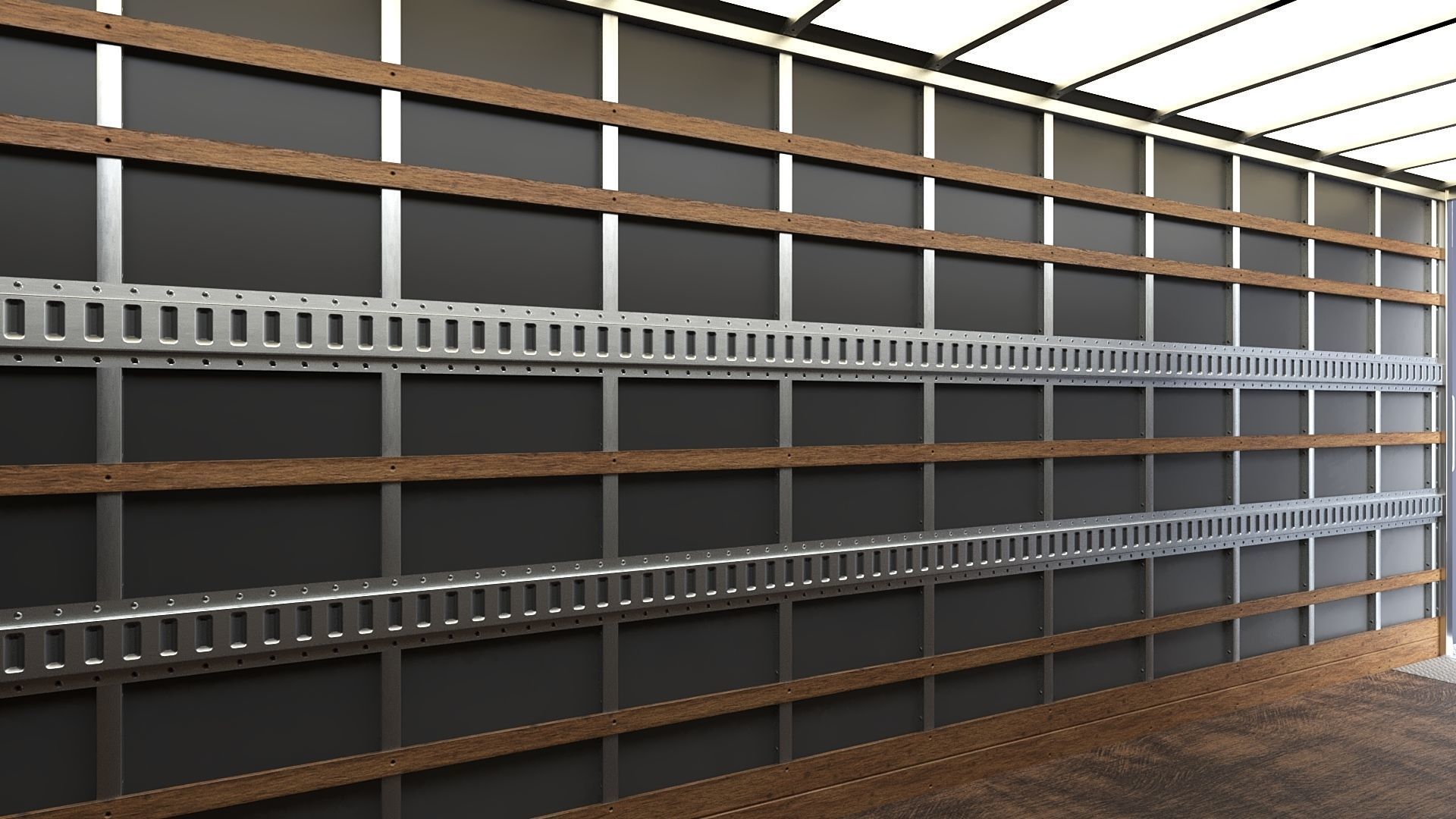 2020 Freightliner M2 106 Box truck Low-poly 3D model_35