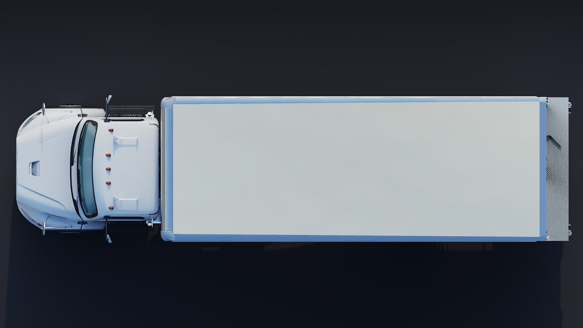 2020 Freightliner M2 106 Box truck Low-poly 3D model_24