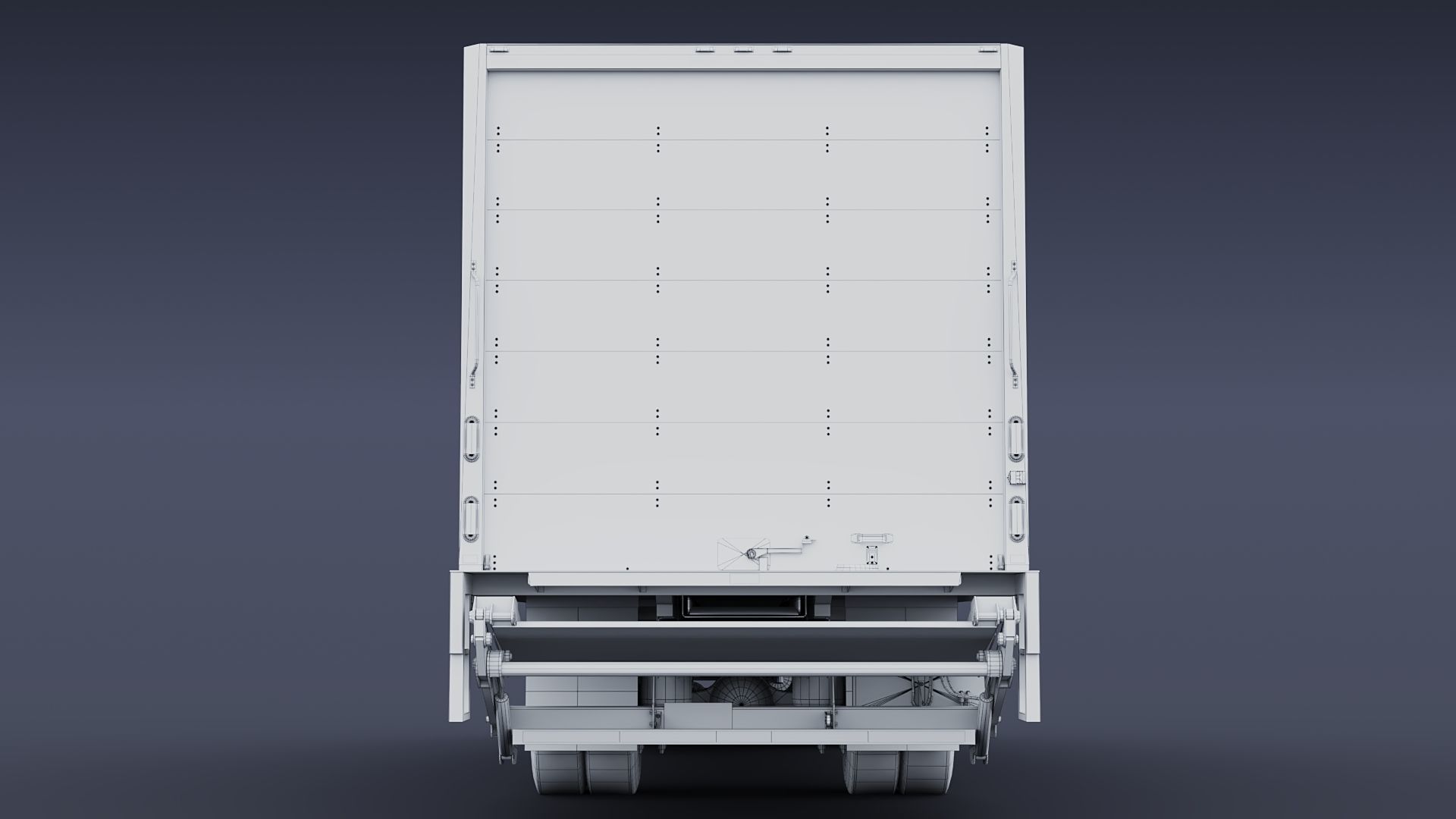 2020 Freightliner M2 106 Box truck Low-poly 3D model_43