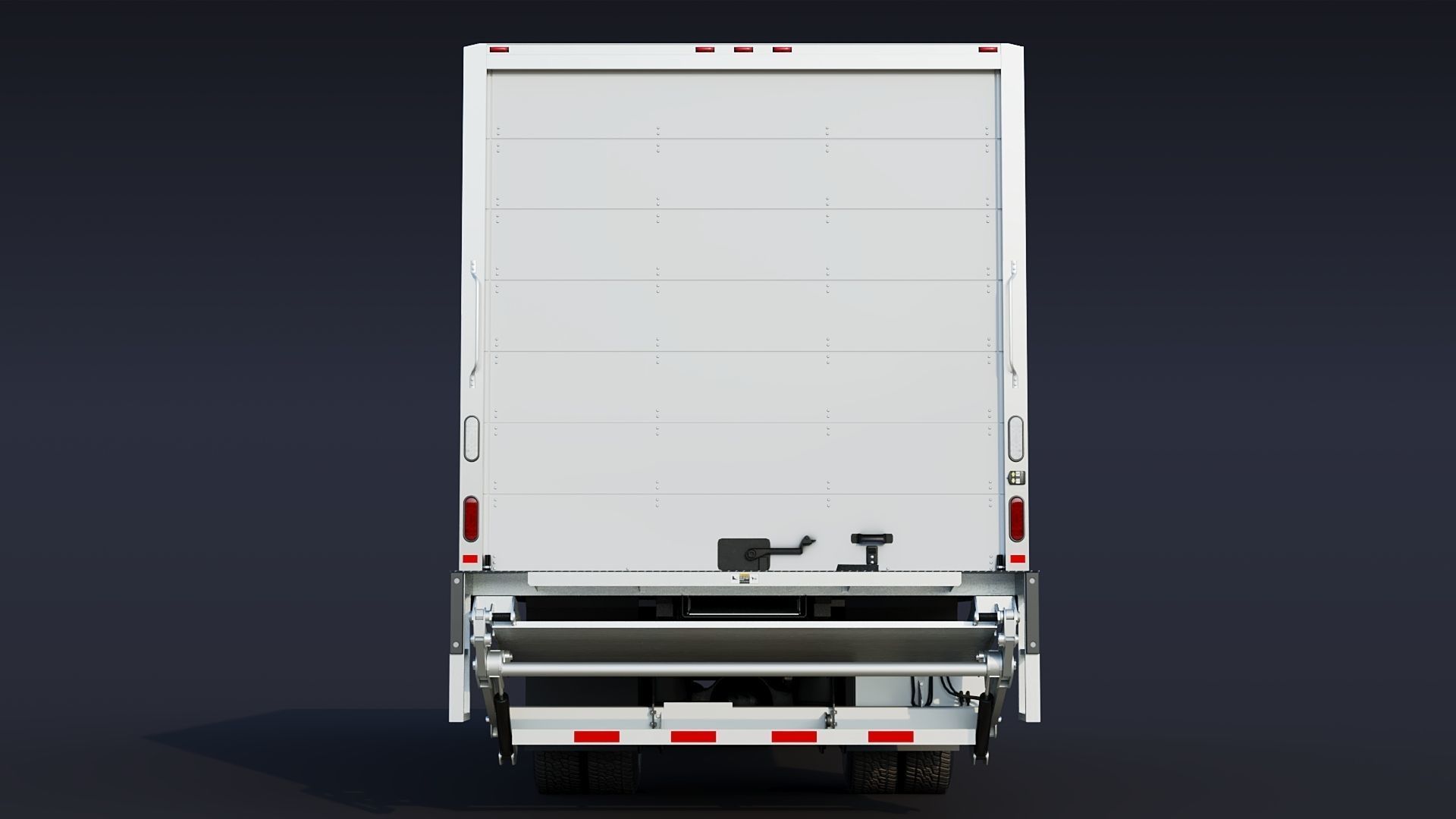 2020 Freightliner M2 106 Box truck Low-poly 3D model_11